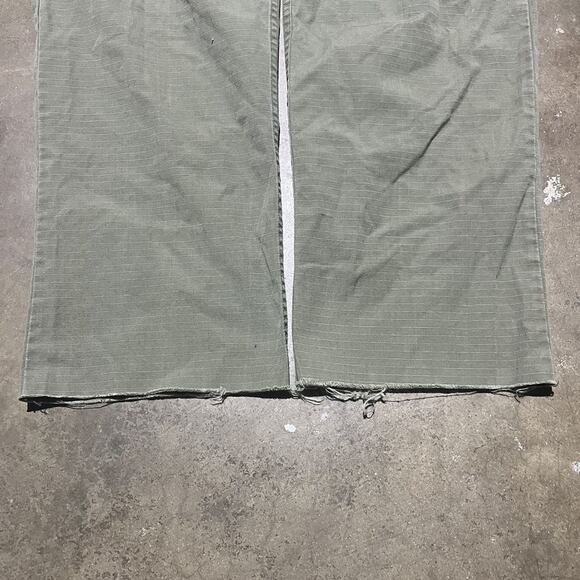 Vintage 60s US Army Green OG-107 Fatigue Pants 27x32 - Picture 2 of 6